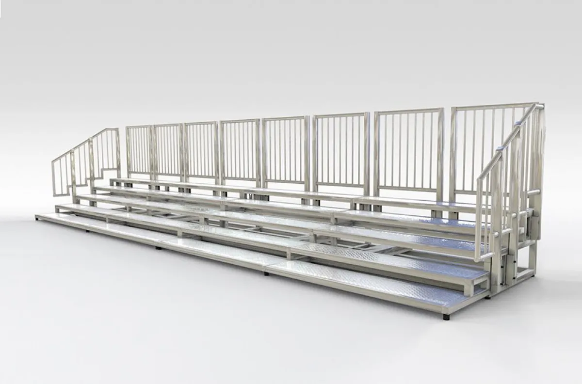 Das neue Produkt von eps: Mobile Stehtribüne 5S