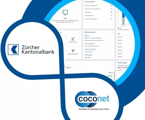 Bild: Zürcher Kantonalbank entscheidet sich für coconet, um das bestehende eBanking um EBICS zu erweitern