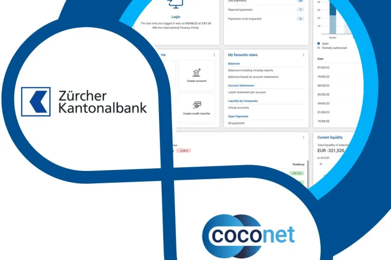 Bild: Zürcher Kantonalbank entscheidet sich für coconet, um das bestehende eBanking um EBICS zu erweitern