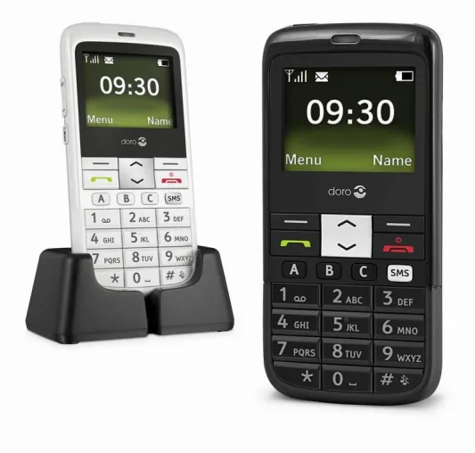Einfach genial: das Doro PhoneEasy® 332gsm mit SMS Direktwahltaste Bild: Einfach genial: das Doro PhoneEasy® 332gsm mit SMS Direktwahltaste