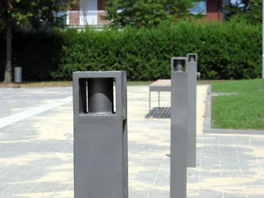 Bild: Das Stadtmöbelsystem Scape zeichnet sich durch ein hochwertiges Erscheinungsbild aus