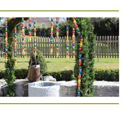 Bild: Von Brunnen zu Brunnen durch das Kneipp-Original im Allgäu - Buntes Osterbrunnenfest in Bad Wörishofen