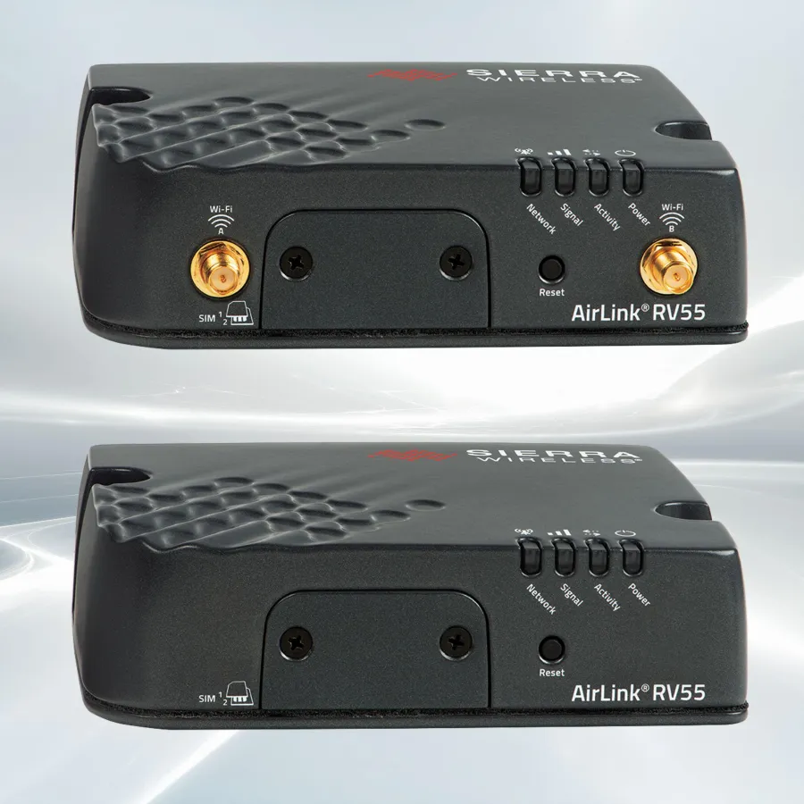 AirLink® RV55: Robuster LTE-A Pro Router mit Dual-Band WiFi