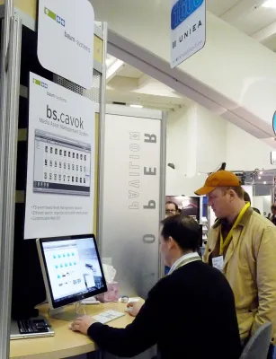Bild: baum-systems GmbH präsentierte bs.cavok auf der MacWorld Expo 2009 in San Francisco