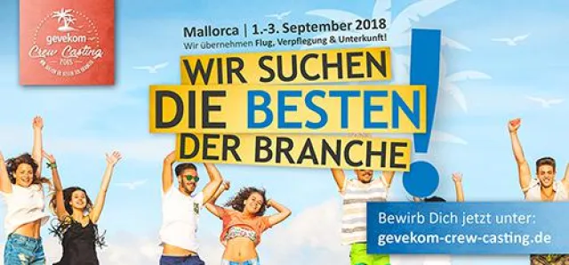Bild: gevekom GmbH fliegt mit seinen Bewerbern in den Urlaub!