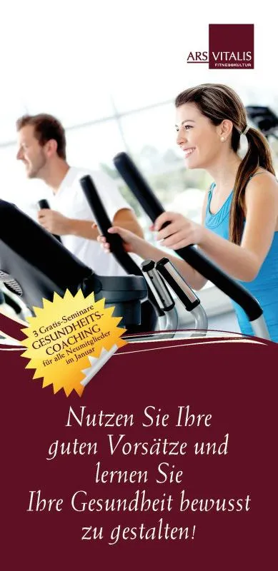 Flyer Gesundheitscoaching ARS VITALIS