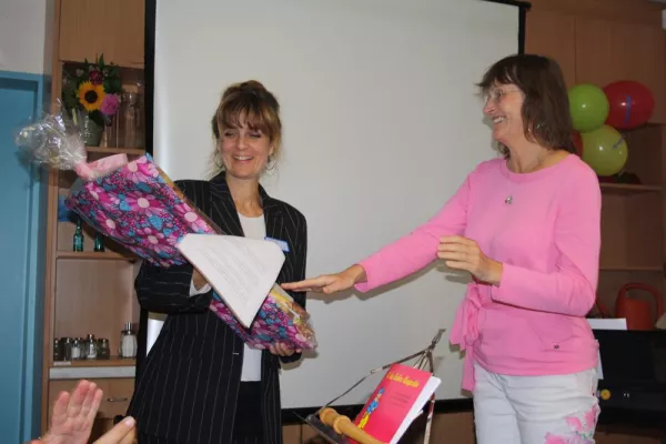 Bild: „Danke für 20 Jahre gelebte Christenheit.“