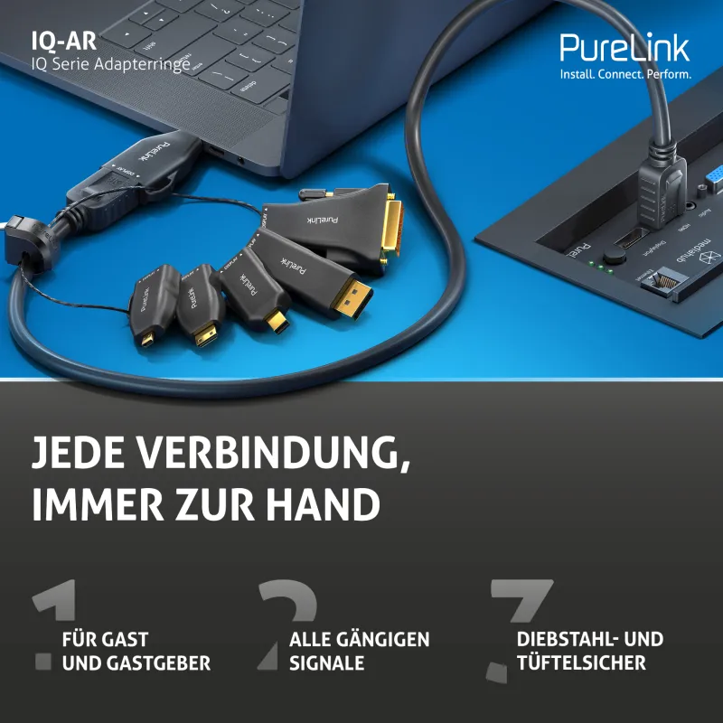 IQ-AR Adapterringe von PureLink (© PureLink GmbH)