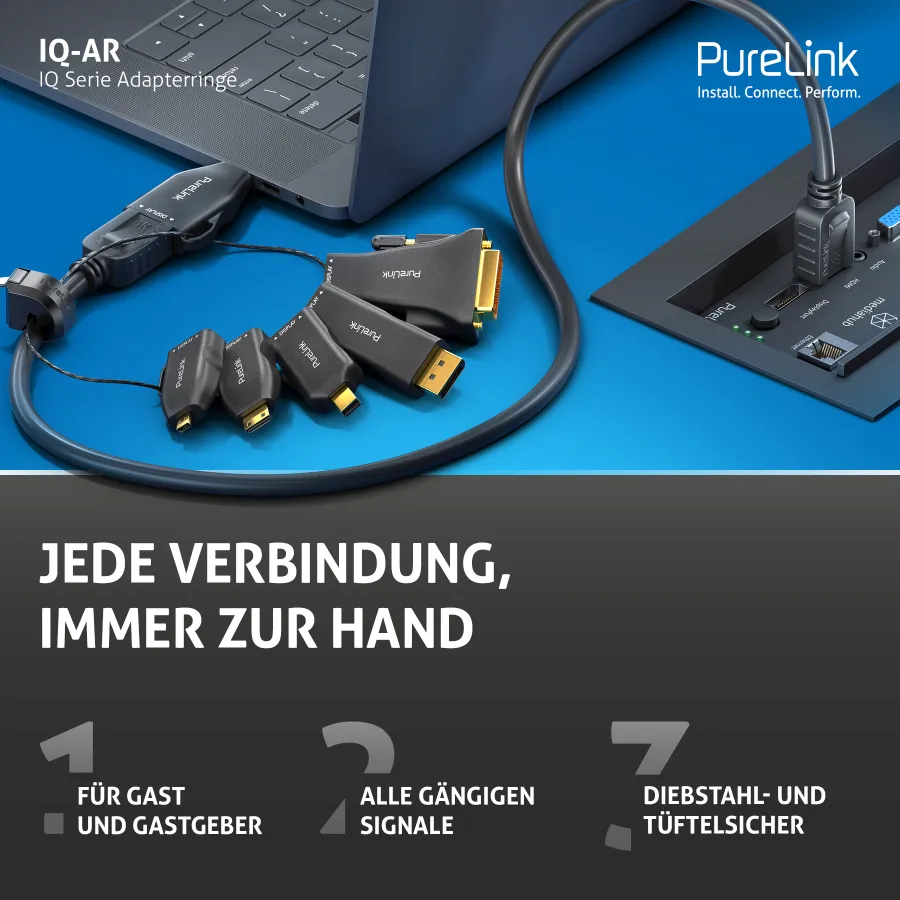 IQ-AR Adapterringe von PureLink (© PureLink GmbH)