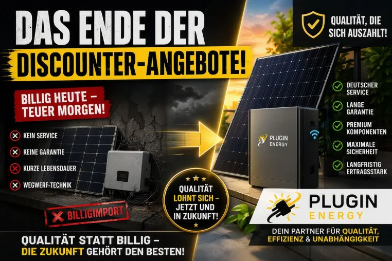 Bild: Das Ende der Discounter-Angebote: Warum Qualität beim Balkonkraftwerk jetzt den Markt dominiert