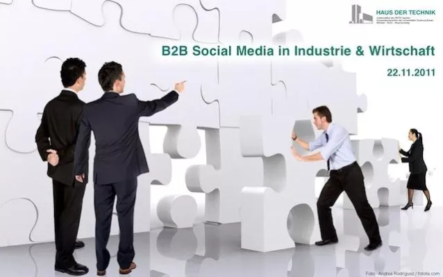 Bild: CALL for PAPERS zur Tagung „ B2B Social Media in Industrie & Wirtschaft “