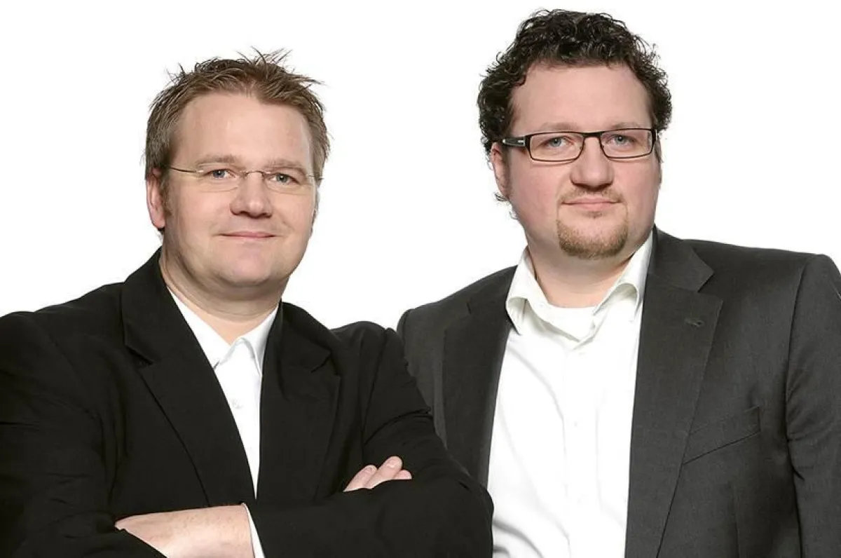 Die beiden Geschäftsführer der Buena la Vista interactive Christoph Wegert und Christopher Bouveret (v.l.n.r.).