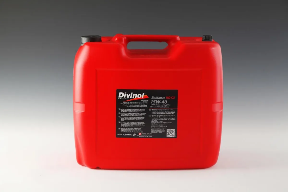 Divinol Multimax HD C3 15W-40 ist ein leistungsfähiges SHPD-Mehrbereichsöl für den gesamten Fuhrpark
