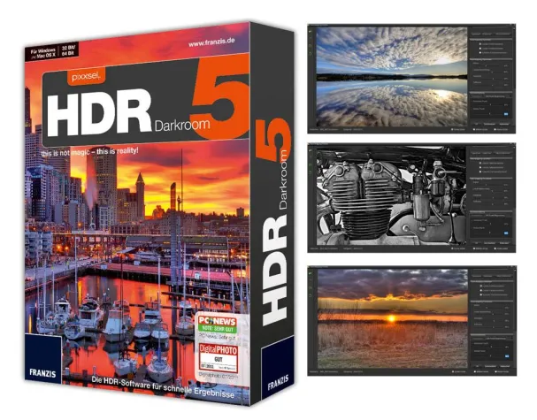 Bild: HDR Darkroom 5 - neue Version der Foto-HDR-Software von FRANZIS