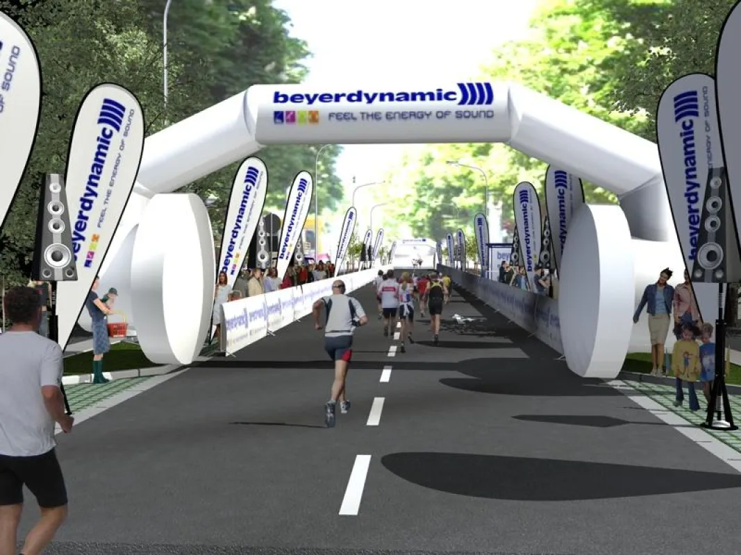 beyerdynamic Soundmeile beim Marathon