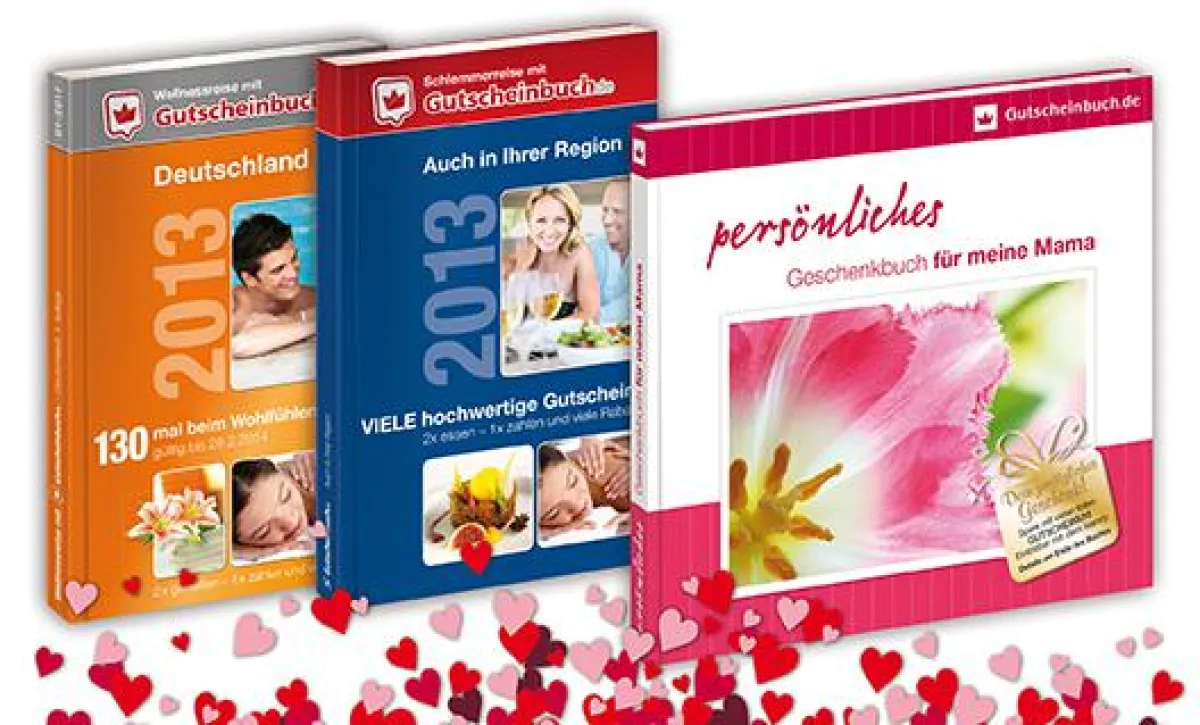 Geschenkideen zum Muttertag: Gutscheinbücher von Kuffer Marketing