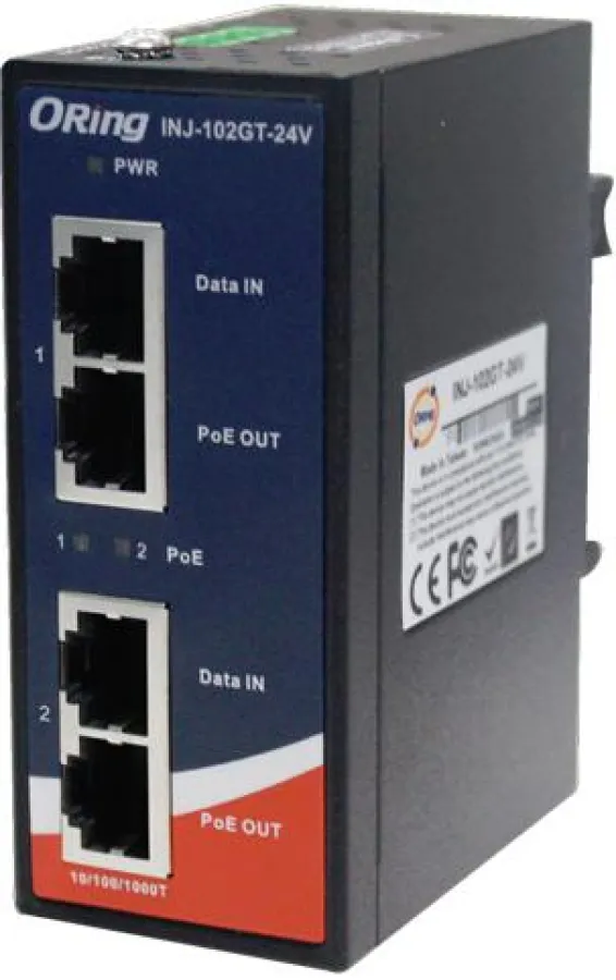 ORing PoE-Injector INJ-102GT von Acceed