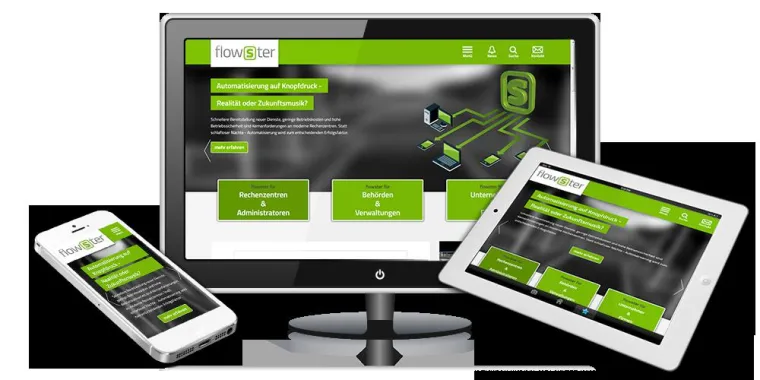 flowster-solutions.de: Relaunch der Webseite im modernen Responsive Webdesign Bild: flowster-solutions.de: Relaunch der Webseite im modernen Responsive Webdesign