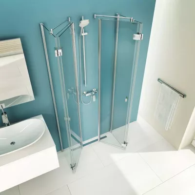 Bild: Die Dusche, die sich wegklappt