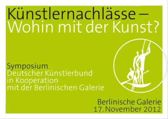 Bild: Symposium »Künstlernachlässe – Wohin mit der Kunst?«