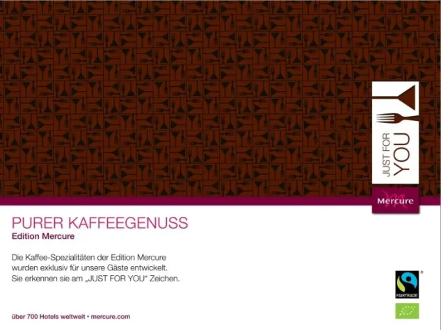 Bild: Kaffeekultur bei Mercure: Hotels mit zwei exklusiven Röstungen