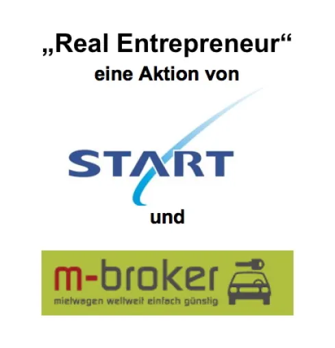 Bild: Ohne Umweg auf den Chefsessel: Die Studenteninitiative START und m-broker.de starten die Initiative „Real Entrepreneur“