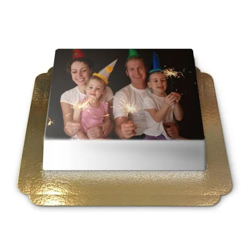 Bild: Fototorte mit eigenem Motiv als Werbegeschenk
