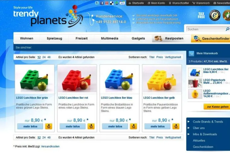 Bild: Trendy Planets im Gespräch mit dem Lizenzhersteller von LEGO Lunch & Storage