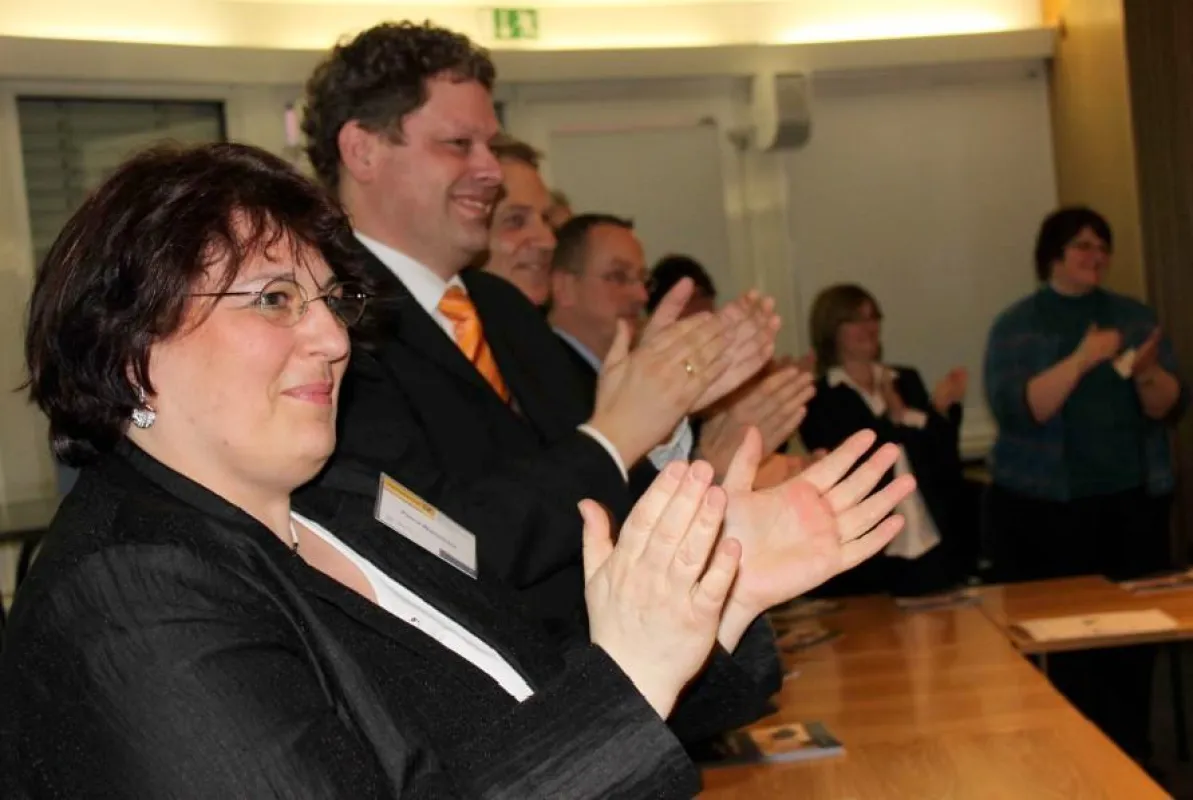Erfolgreiche Absolventen der Teamleiterausbildung