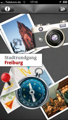 Bild: Preußner Kommunikation + Design veröffentlicht iPhone App: "Stadtrundgang Freiburg".