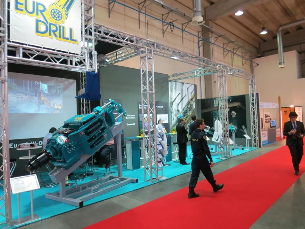 Der Messestand von EURODRILL auf der GEOFLUID