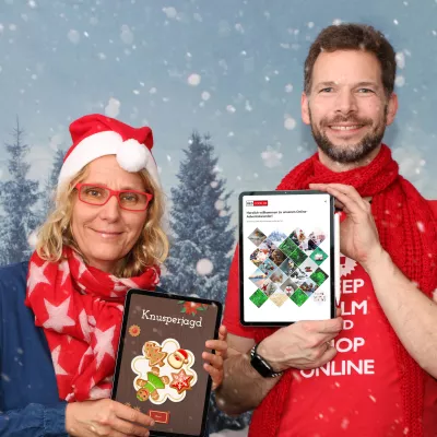 Bild: Online-Adventskalender. Tägliche Vorfreude auf Weihnachten trotz Kontaktbeschränkungen!