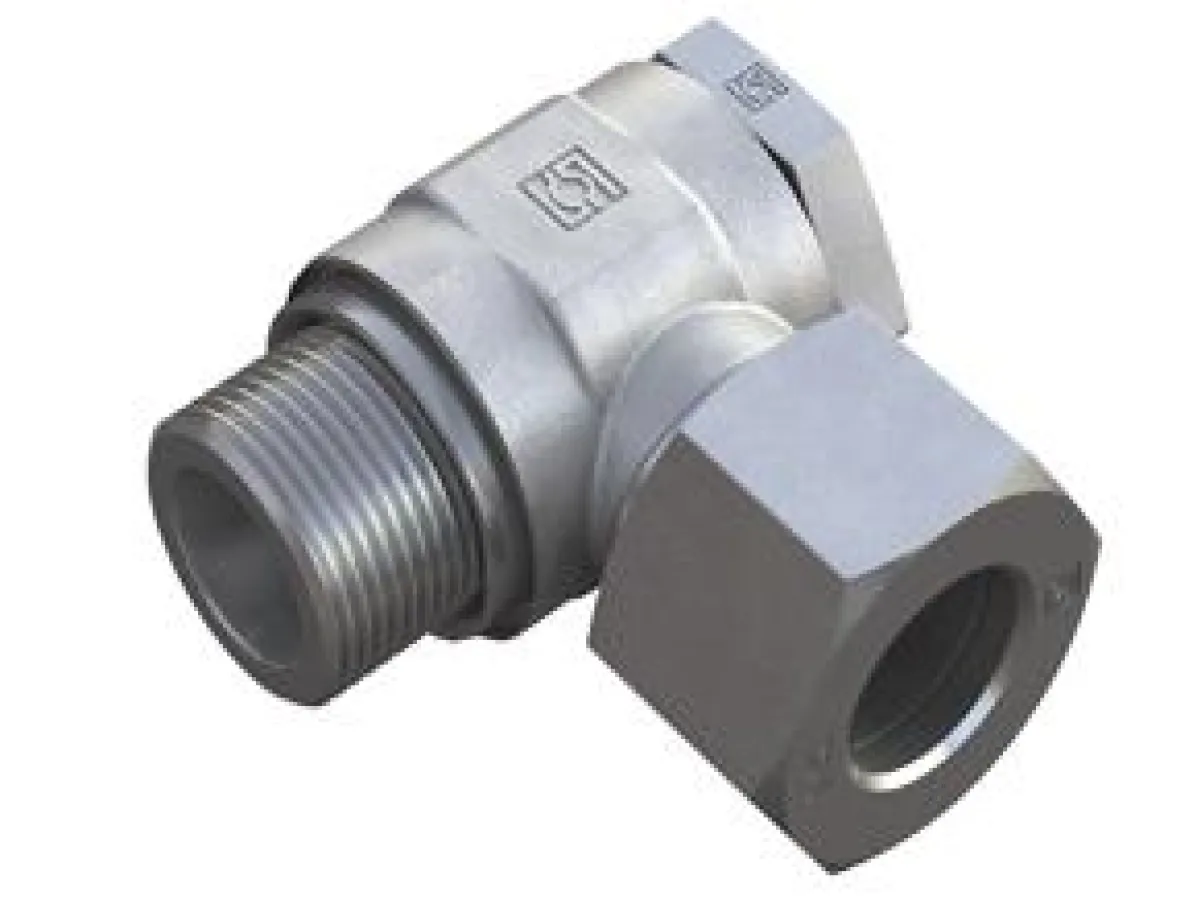 Die Winkel-Schwenkverschraubungen der Serie RSWND ergänzen das Stauff Connect-Programm