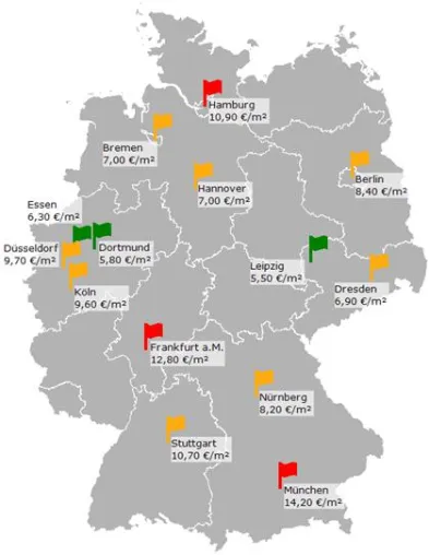 Bild: Mietbarometer: Preise stabilisieren sich in vielen deutschen Großstädten