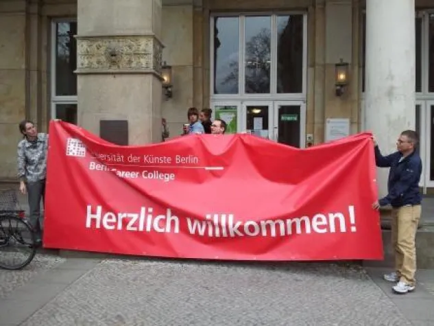 Refugee Class for Professionals in Arts and Design am Berlin Career College Bild: Refugee Class for Professionals in Arts and Design am Berlin Career College