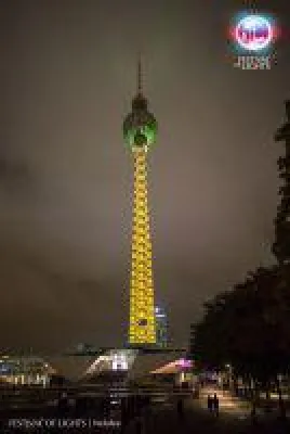 Bild: FESTIVAL OF LIGHTS: Besucher und Fans küren Team aus der Ukraine zum Award-Sieger 2016 auf dem TV-Turm