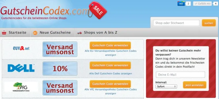 Bild: Neues Gutscheinportal geht in die Beta Phase