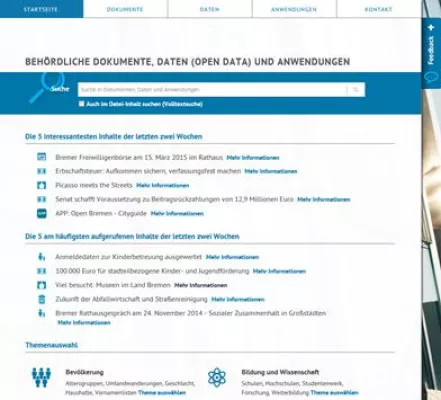 Bild: Mehr Service und Transparenz für Bremens Bürgerinnen und Bürger.