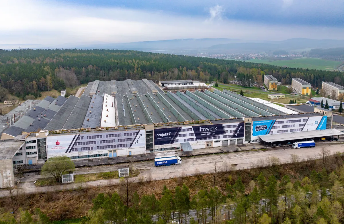 Projekt 95 startet Vertrieb für das neue ILMWERK in Ilmenau. (© Projekt 95/Michael Reichel)