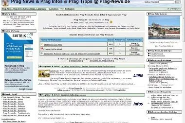 Bild: Prag Portal Prag-News.de jetzt neu mit Forum und Foto-Galerie