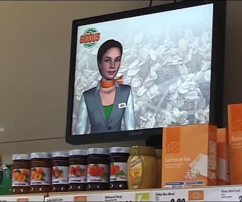 Digitale Assistenten als neue Verkaufsberater im SB-Warenhaus. Oder: Wie werden wir in Zukunft bedient? Bild: Digitale Assistenten als neue Verkaufsberater im SB-Warenhaus. Oder: Wie werden wir in Zukunft bedient?