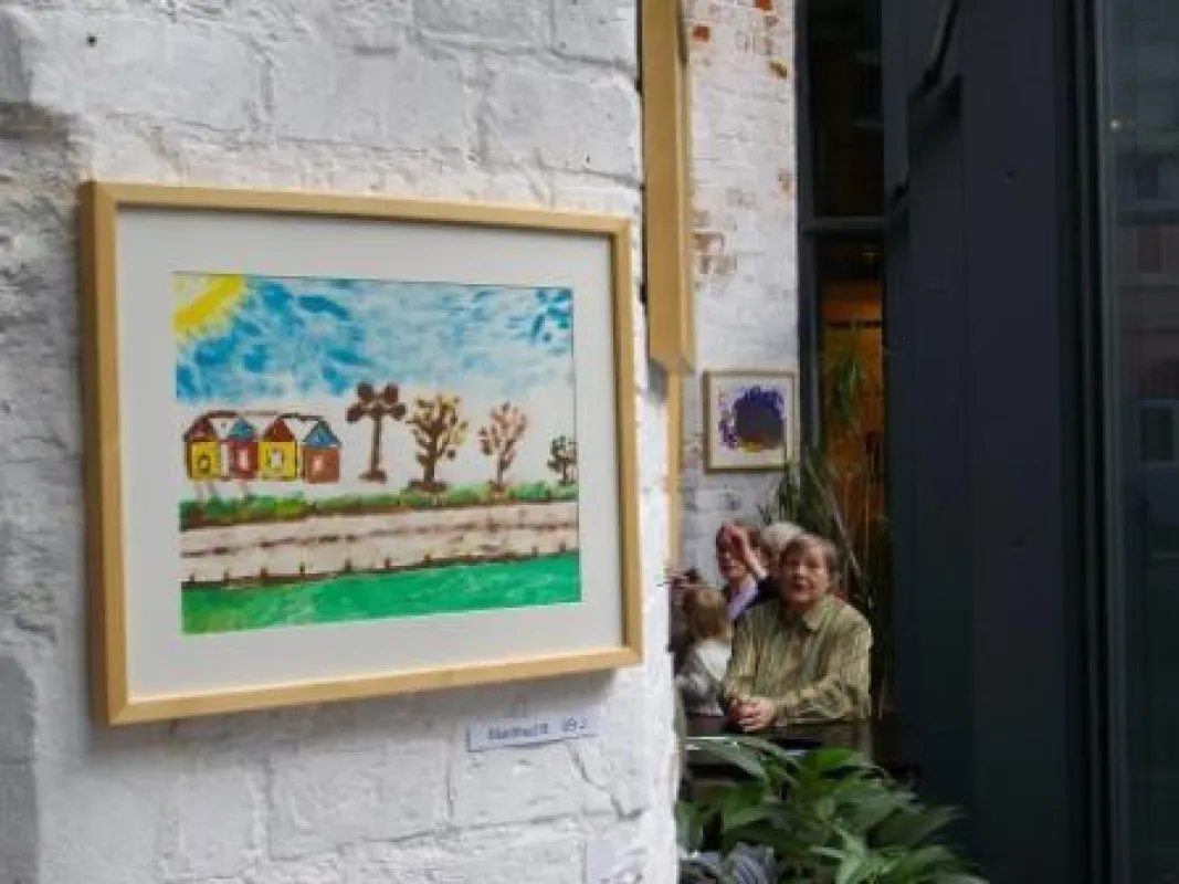 PZTA-Ausstellung im Kunst-Café der Vorwerker Diakonie