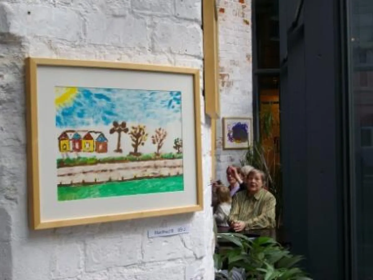 PZTA-Ausstellung im Kunst-Café der Vorwerker Diakonie