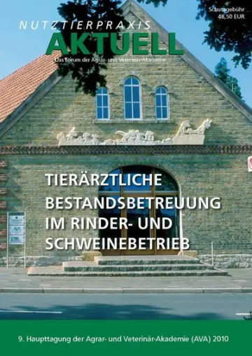 Bild: 9. AVA-Haupttagung -Bestandsbetreuung im Schweine- und Rinderbestand bis 22. März 2010 in Göttingen