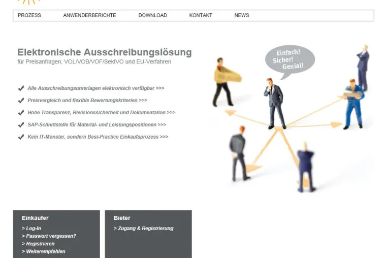 Bild: Neue Schnittstelle für sicher-ausschreiben.de vereinfacht Beschaffungsprozesse