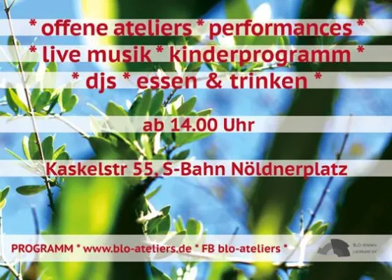Die B.L.O-Ateliers laden zum Tag der offenen Tür am 16.05.18 ab 14 h Bild: Die B.L.O-Ateliers laden zum Tag der offenen Tür am 16.05.18 ab 14 h