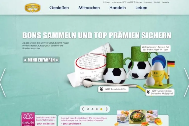 KRÜGER startet Online-Magazin & präsentiert neue Verbraucher-Homepage Bild: KRÜGER startet Online-Magazin & präsentiert neue Verbraucher-Homepage