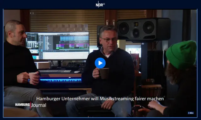 Bild: Jetzt in der ARD Mediathek verfügbar - Der Fernsehbeitrag über songs.de im Norddeutschen Fernsehen