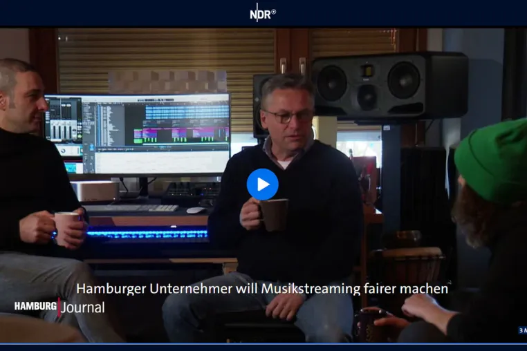 Bild: Jetzt in der ARD Mediathek verfügbar - Der Fernsehbeitrag über songs.de im Norddeutschen Fernsehen