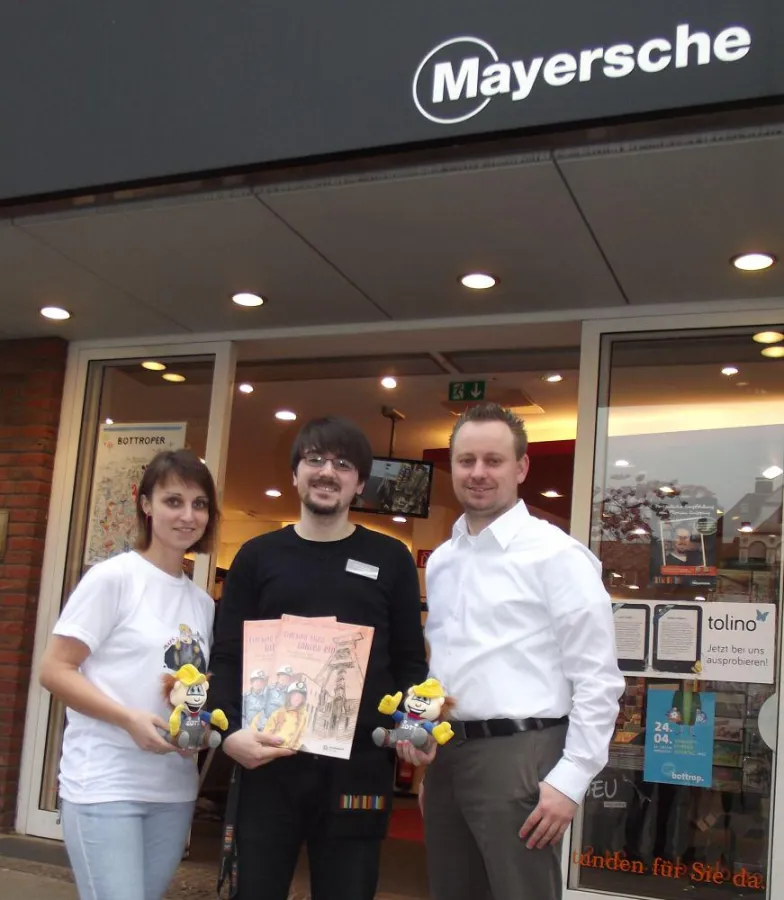 v.l.n.r. Denise Barz, Florian Knipping, Danny Barz